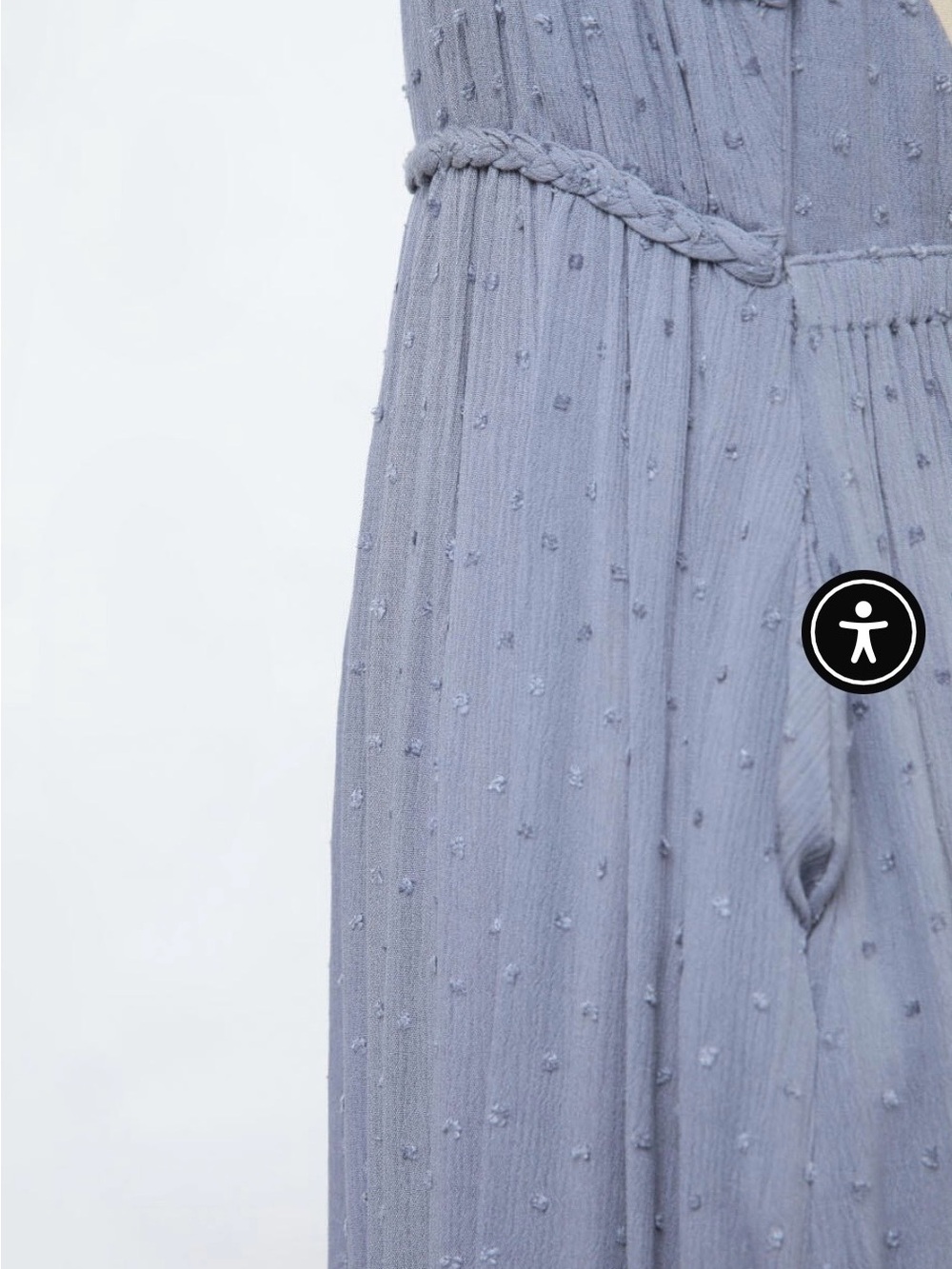 Halter Maxi Dress in Gray Blue - Picture 5 of 5